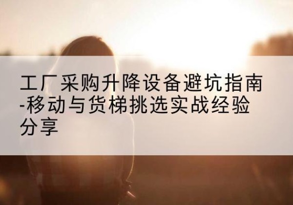 李沧移动式升降机怎么选-工厂采购升降设备避坑指南-移动与货梯挑选实战经验分享